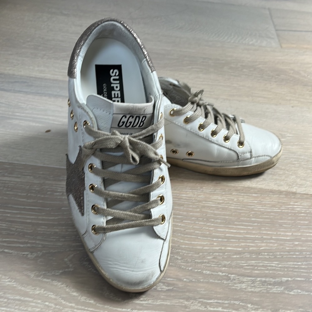 Private edition golden goose superstar white with rose gold star and heel - Picture 5 of 10